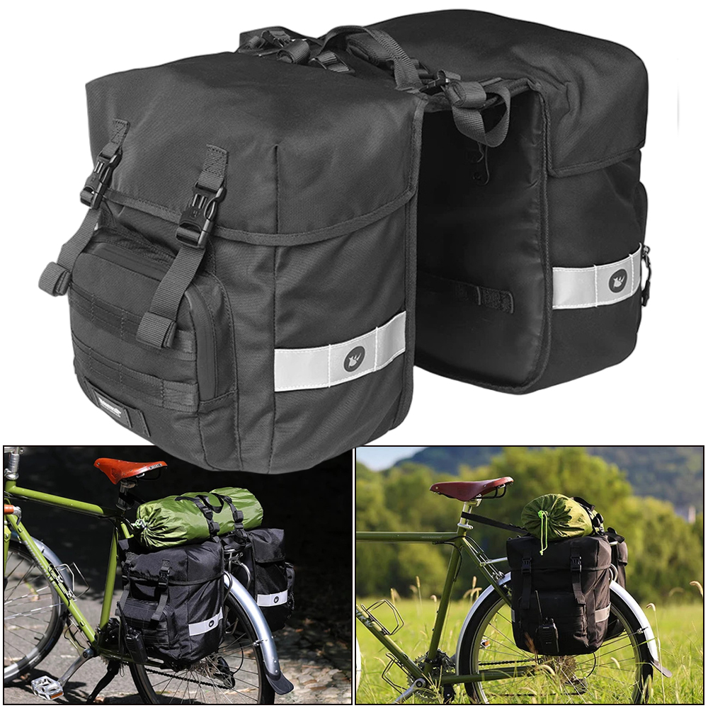 Panniers Waterproof Rear - 40L Bicycle Pannier Bag 2 in