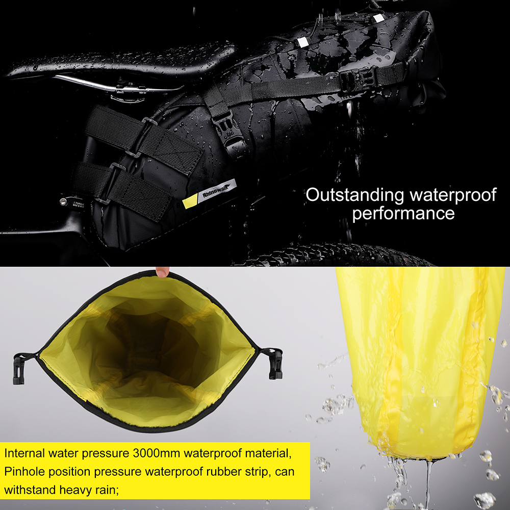 Rhinowalk Bike Bag Bike 10L 13 - Panniers Waterproof Rear ulasan dan harga