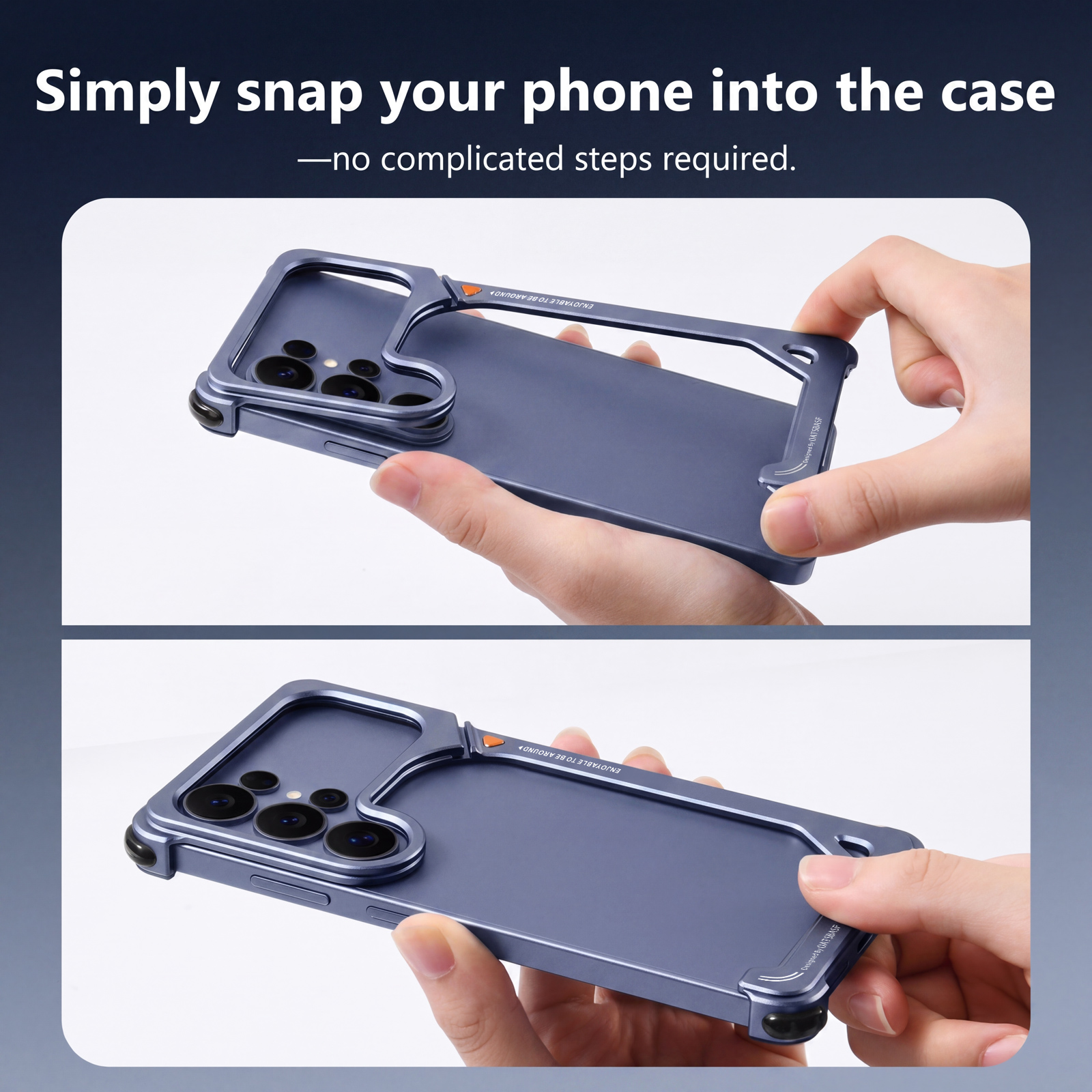 Oatsbasf Metal Phone Case for  - Kickstand Adjustable ulasan dan harga