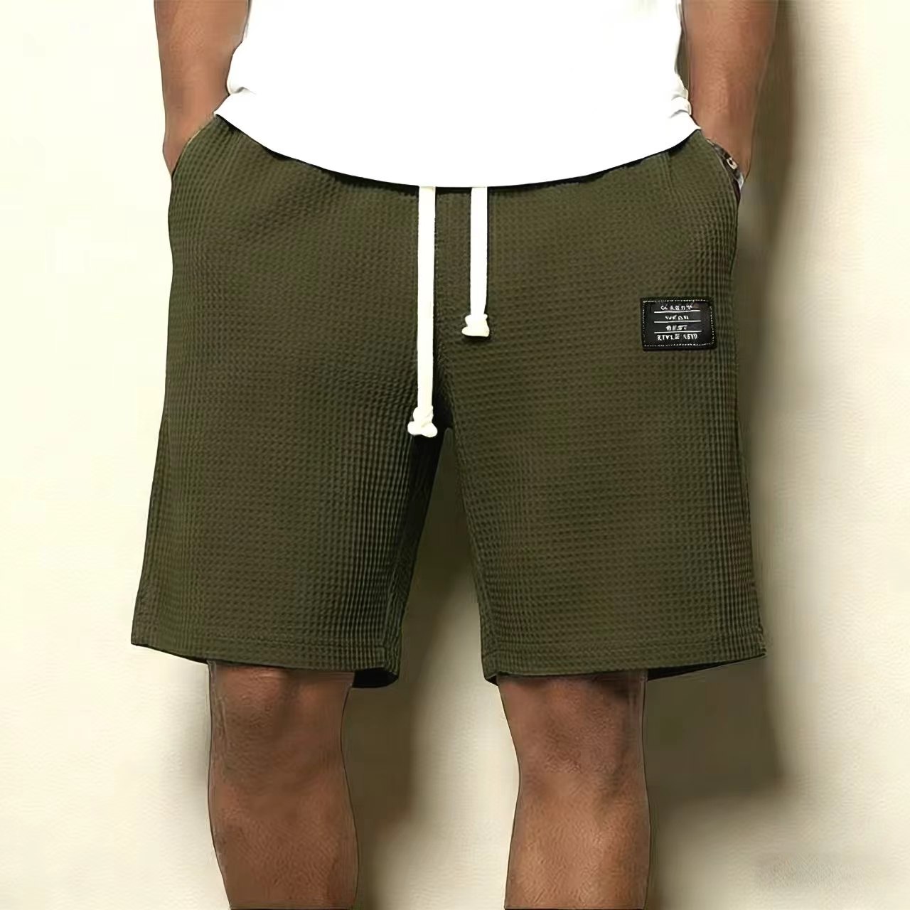 2026 Summer New Male  Waffle C - Cycling Commuter Shorts ulasan dan harga