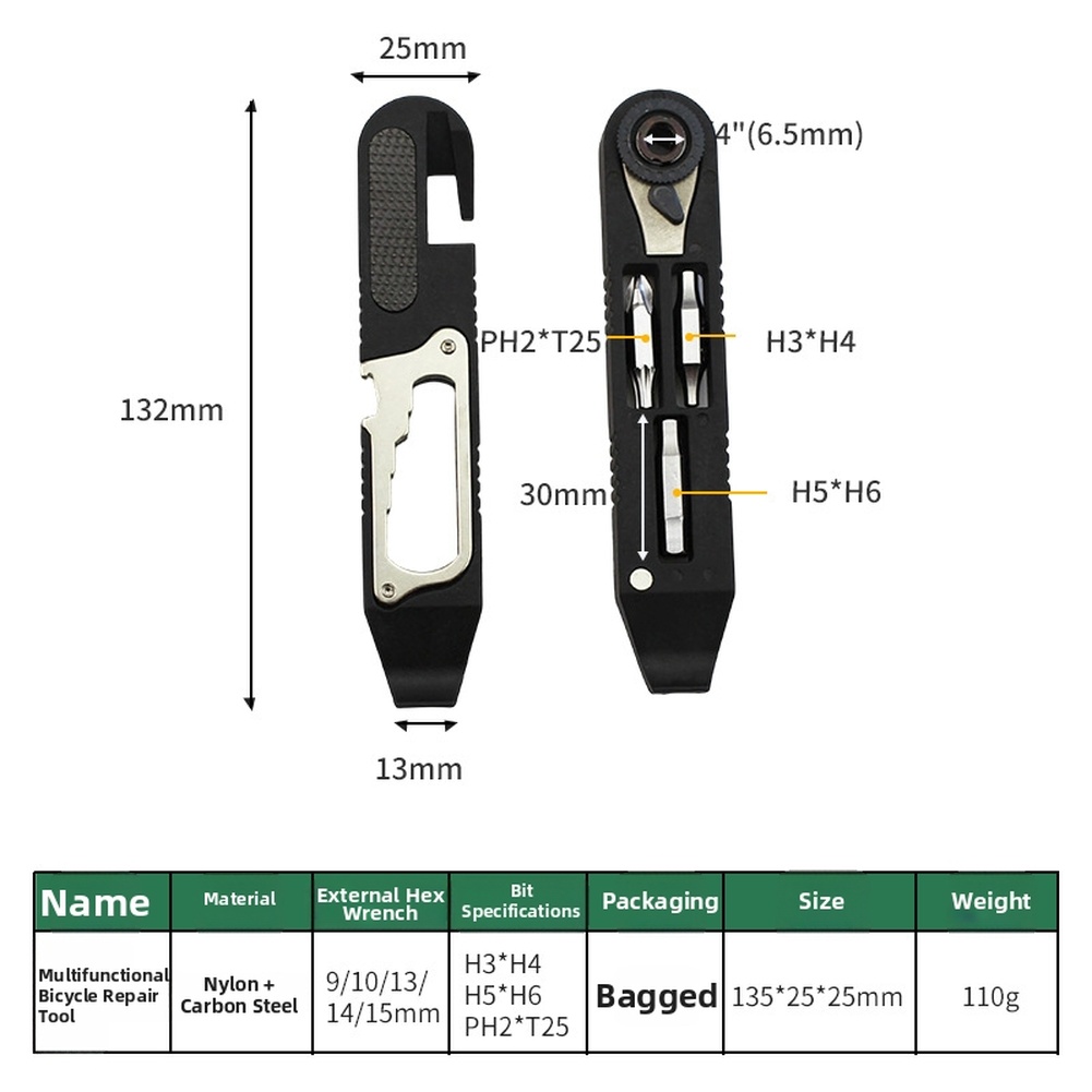 Bike Tool Kit Made of Carbon S - Commuter Cycling ulasan dan harga