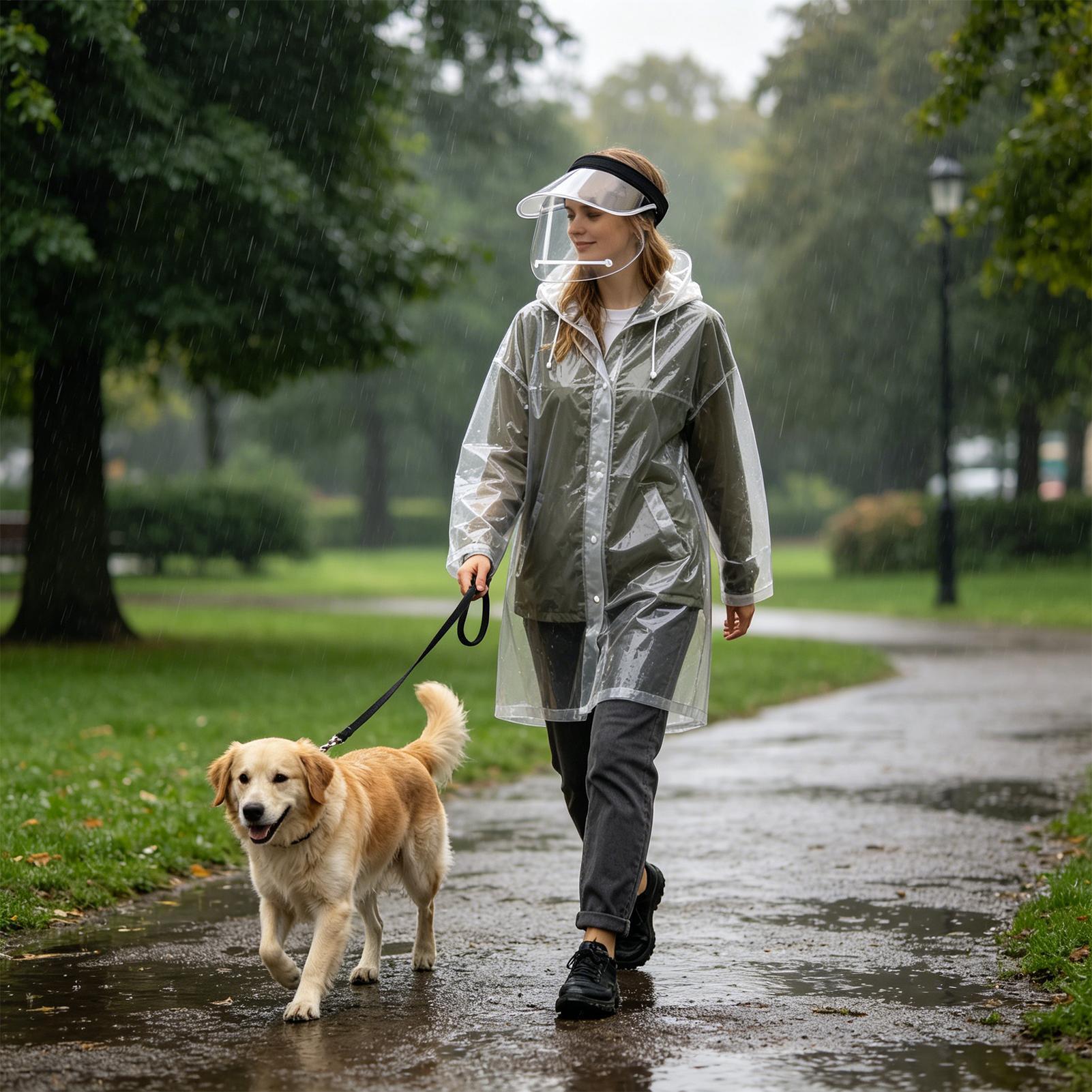 Rain Shield For Face Wide Brim - Cycling Commute Rain ulasan dan harga