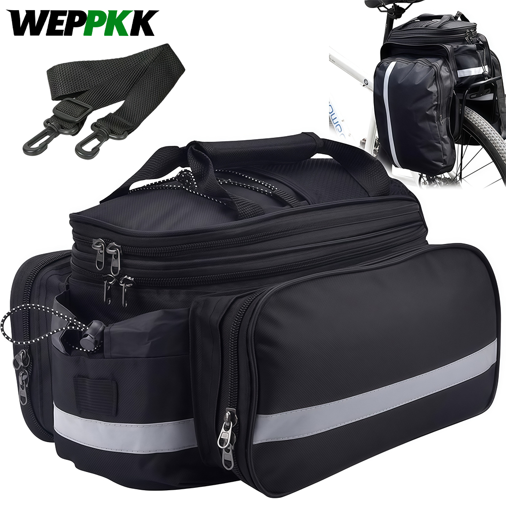 Bike Rear Rack Bag Bicycle Tru - Cycling Commute Rain ulasan dan harga