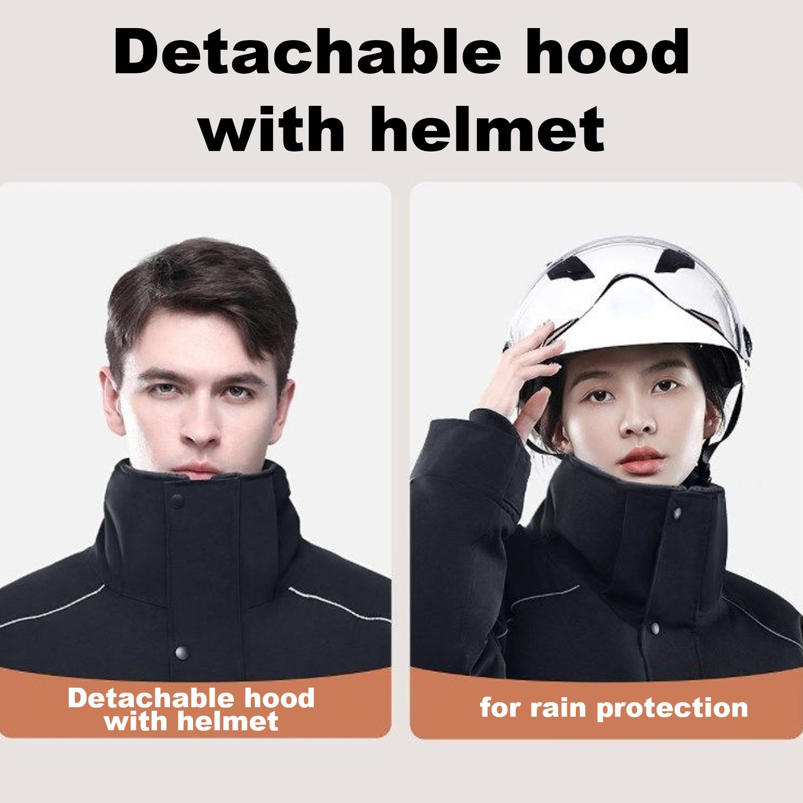 Motorcycle Winter Jacket 4-Poc - Cycling Commute Jacket ulasan dan harga