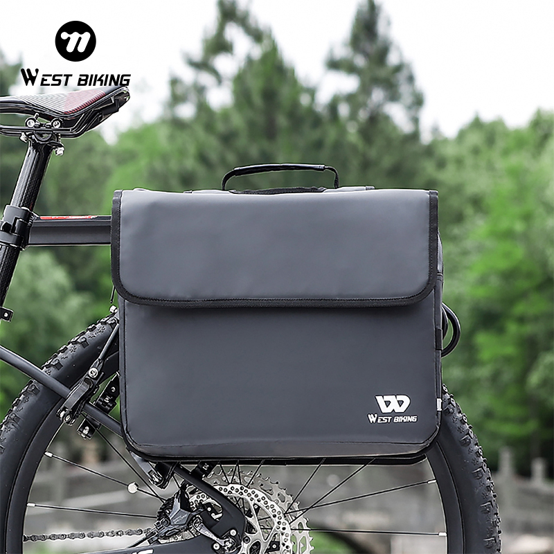 WEST BIKING 36L Large Capacity - Panniers Waterproof Rear ulasan dan harga