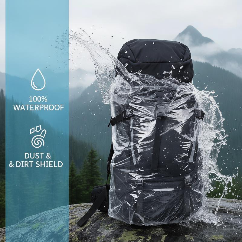 Disposable Backpack Rain Cover - Cycling Commute Rain ulasan dan harga