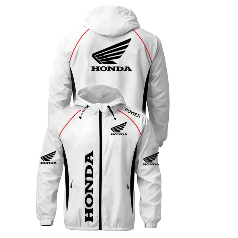 Honda Windproof Hooded Jacket, - Cycling Commute Jacket ulasan dan harga