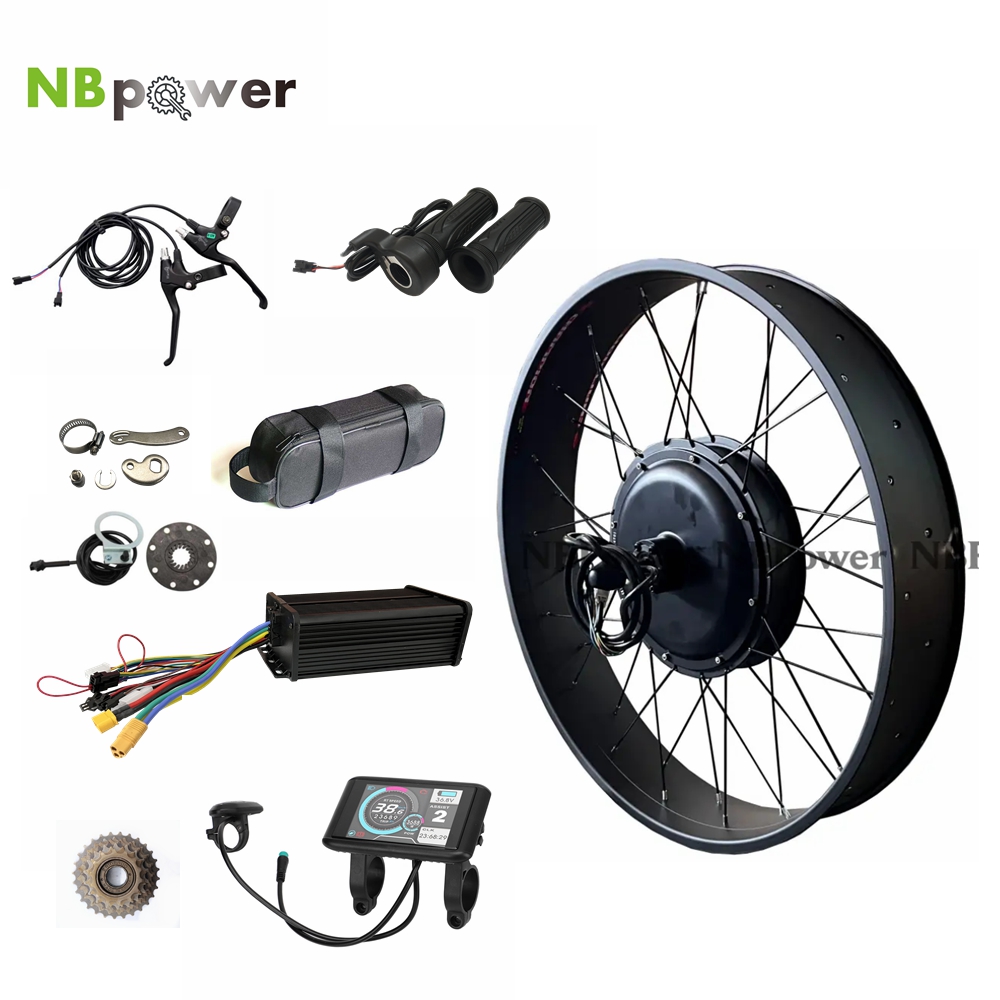 NBpower 48-72v 2000W Fat Bike  - Dynamo Hub Front ulasan dan harga