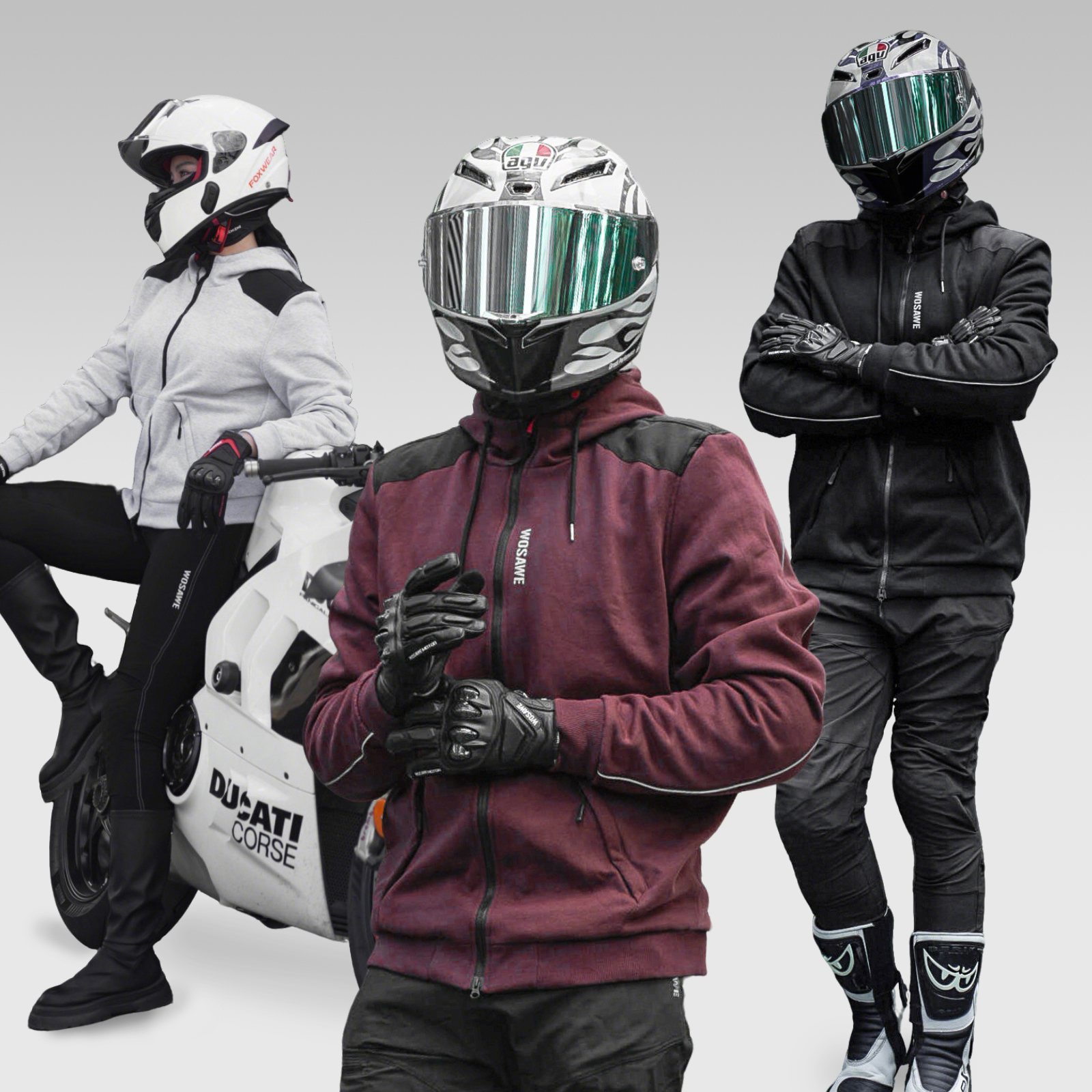 WOSAWE New Motorcycle Jacket W - Cycling Commute Jacket ulasan dan harga