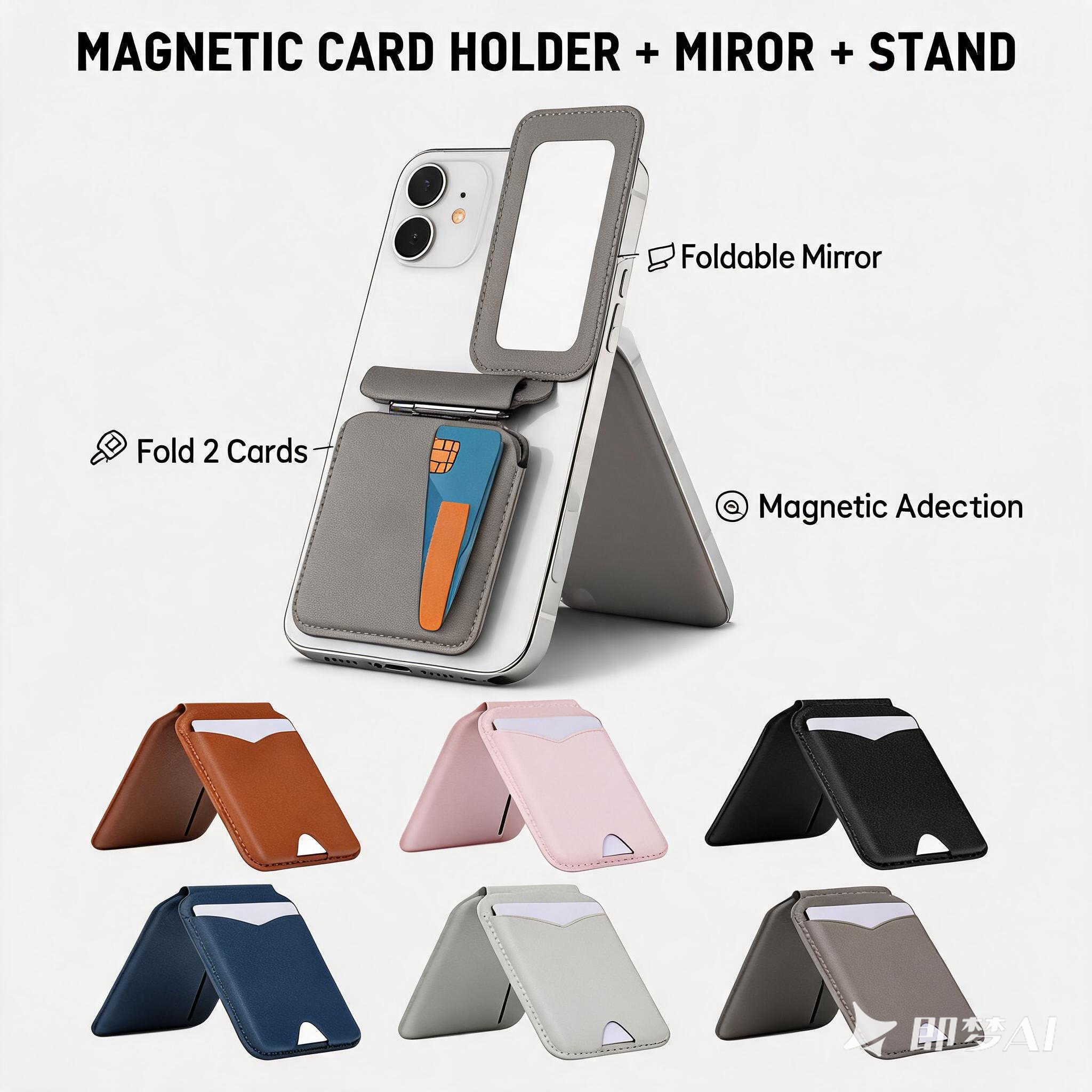For Magsafe Fashion Wallet Mag - Kickstand Adjustable ulasan dan harga