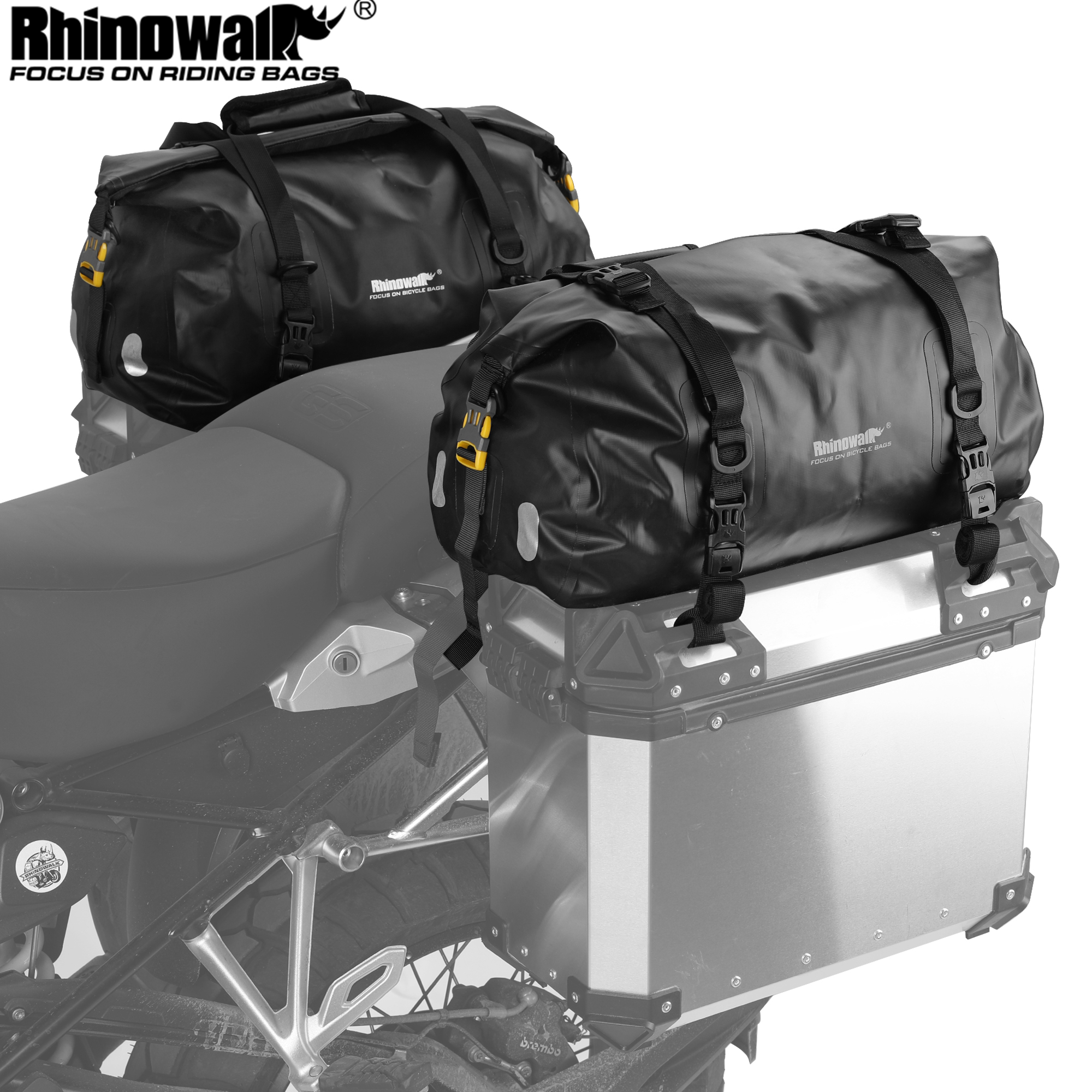 Rhinowalk Motor Side Box Top P - Panniers Waterproof Rear ulasan dan harga