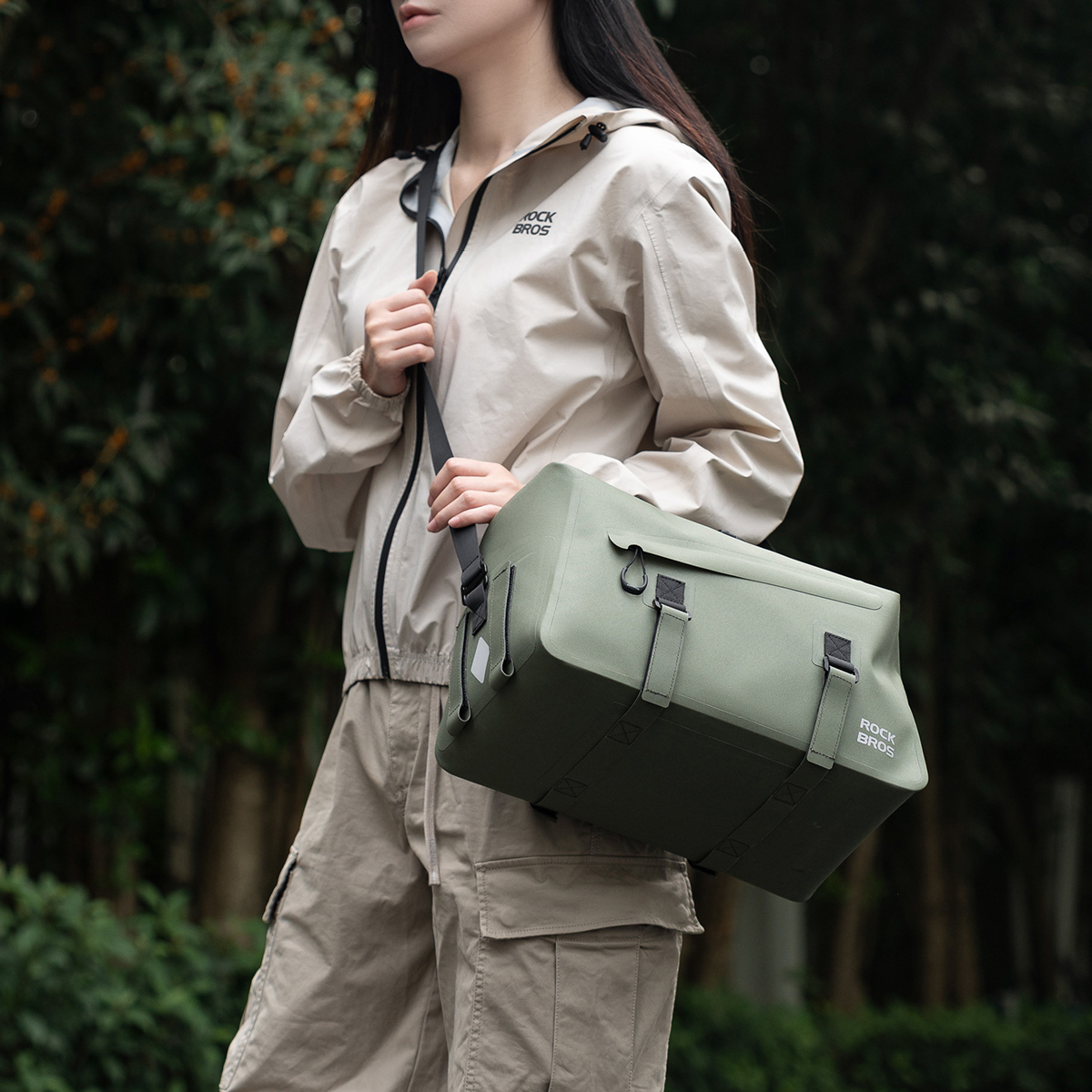 Bicycle Shelf Bag Expandable 1 - Panniers Waterproof Rear ulasan dan harga
