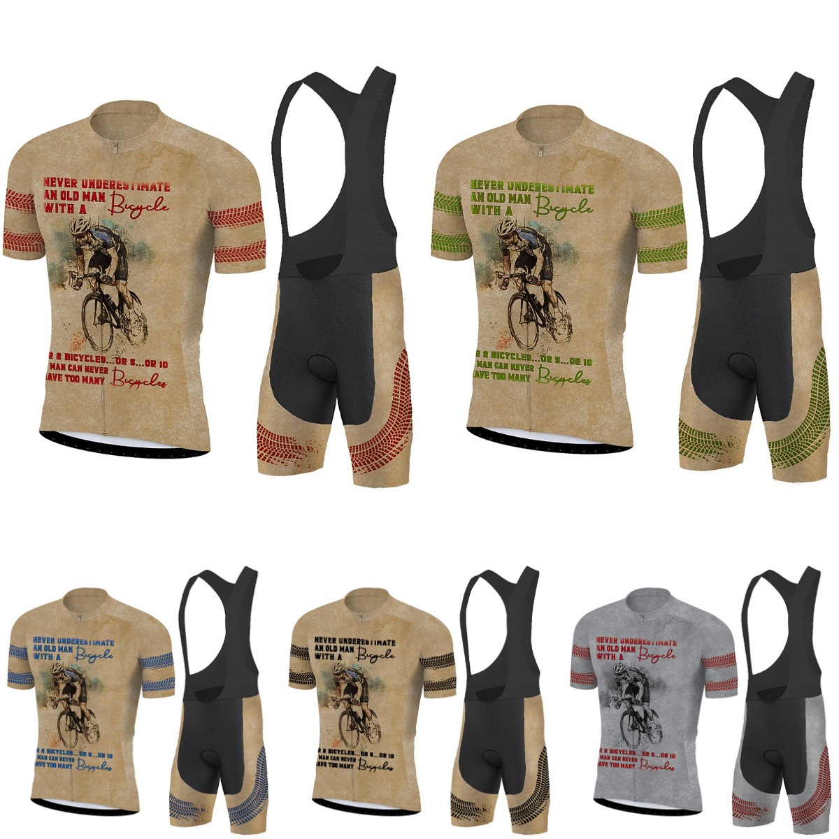 New Cycling Jersey Set Men Sho - Cycling Commuter Shorts ulasan dan harga